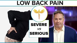 Neurosurgeon explains: When is low back pain SERIOUS... and you need to take action.
