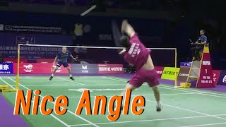 [Nice Angle] - MS - Kenta Nishimoto vs Jeon Hyeok Jin - Highlights - 2023 Sudirman Cup