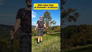 Beskid Żywiecki. Mało znana trasa do Słowianki i na Boraczą #beskidy #gorylovers #shorts #polska