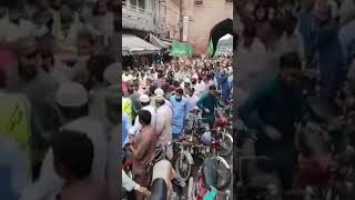 Allama Khadim Hussain Rizvi || Masjid Wazir Khan Istaqbal Ke Manazir || TLP Media #Shorts || 21 Aug