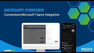 Microapp Overview: Cornerstone-Microsoft Teams Integration