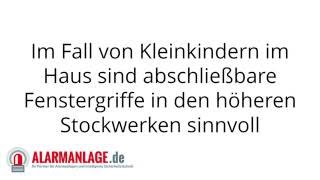 Bieten abschließbare Fenstergriffe mehr Sicherheit?