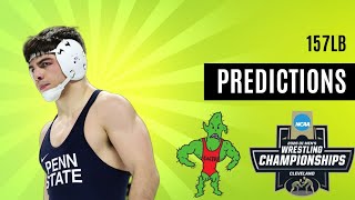 157lb PREDICTIONS (2026 NCAA Wrestling Championships)