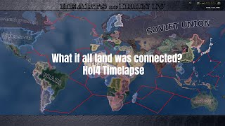 What if all land on Earth was connected? - Hoi4 Timelapse