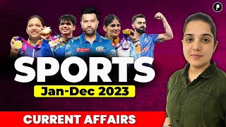 Sports Current Affairs 2023 (Jan to Dec'23 Updated List) | Important Sports News | Parcham Classes