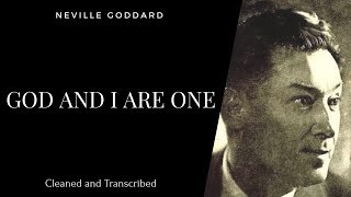 Neville Goddard - God And I Are One - 1972 Lecture - Own Voice - Full Transcription - Subtitles 🙏 -