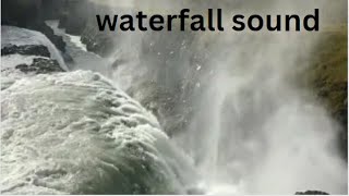 ASMR Waterfall sound| Water sound| Majestic Waterfall in the Mountainous Hues