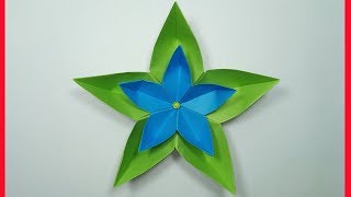 How to make amazing flower with paper | very  easy origami.