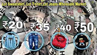 🤑 Sweatshirt Lot, T-shirt Lot, Jeans Lot Market | Lot Sweatshirt Wholesale | Lot Shirt, Lot Jeans 👖