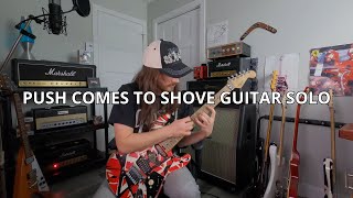 Van Halen - Push Comes to Shove Guitar Solo Cover