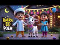 Bakra Eid Aayi Hai 🐐 | Bakra Eid Poem For Kids 🎉 | Eid Ul Adha Special Poem | Islamic Kids Official