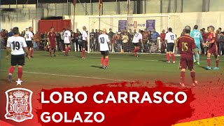 Golazo de Lobo Carrasco en el partido de AEDFI