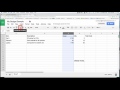 Google Sheets - Basic Functions