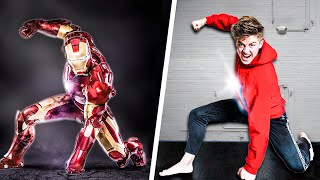 We Tried Marvel Stunts In Real Life! - Challenge