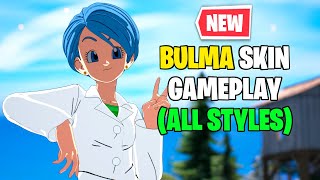 Fortnite Bulma Skin Gameplay | Dragon Ball Super