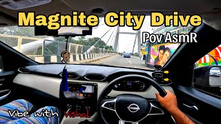 Traffic! Traffic!  Nissan Magnite Turbo CVT  🚗| PoV AsmR | Bengaluru 🚨 🫡