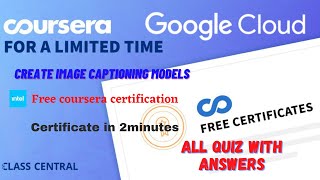 Create Image Captioning Models, All Quiz Answers.#coursera#courseraquizanswrs #learningenglish.