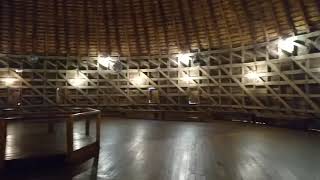 Inside the Round Barn in Arcadia, Oklahoma