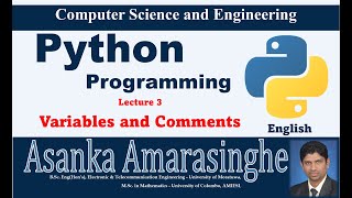 Python 3 - Variables and Comments (Sinhala - 2020)