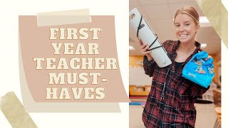 VLOGMAS DAY 4 | first year teacher must-haves, sharing classroom items I can’t live without!