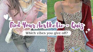 find your aesthetic Quiz🌷🌸 what aesthetic are you?💗