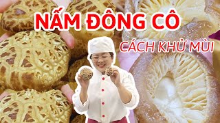 Cách khử mùi nấm đông cô