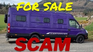 CAMPERVAN / MOTORHOME SCAMMERS, How they try to steal your money, FAKE ADVERTS LIAR'S and THIEVES