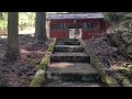 【八幡神社】廃集落の片隅に佇む神社。 a shrine in a corner of an abandoned village.