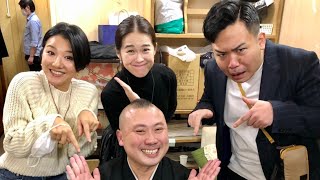 桂宮治真打昇進披露興行浅草演芸ホール千穐楽✨林家からの刺客が3人も⁉鯉八・昇々兄さん方に助けられ、ゲストの竜楽師匠の口上には😭ラストは師匠伸治と💕