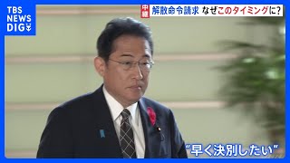 解散命令請求、なぜこのタイミングに？「総理は強い覚悟」周辺明かす｜TBS NEWS DIG