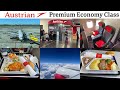 Austrian PREMIUM ECONOMY: Vienna to Los Angeles