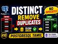 DISTINCT in PostgreSQL Tamil | Remove Duplicate Values in SQL | Code2Cloud Tamil