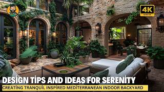 Creating a Tranquil Zen-Inspired Mediterranean Indoor Backyard: Design Tips and Ideas for Serenity