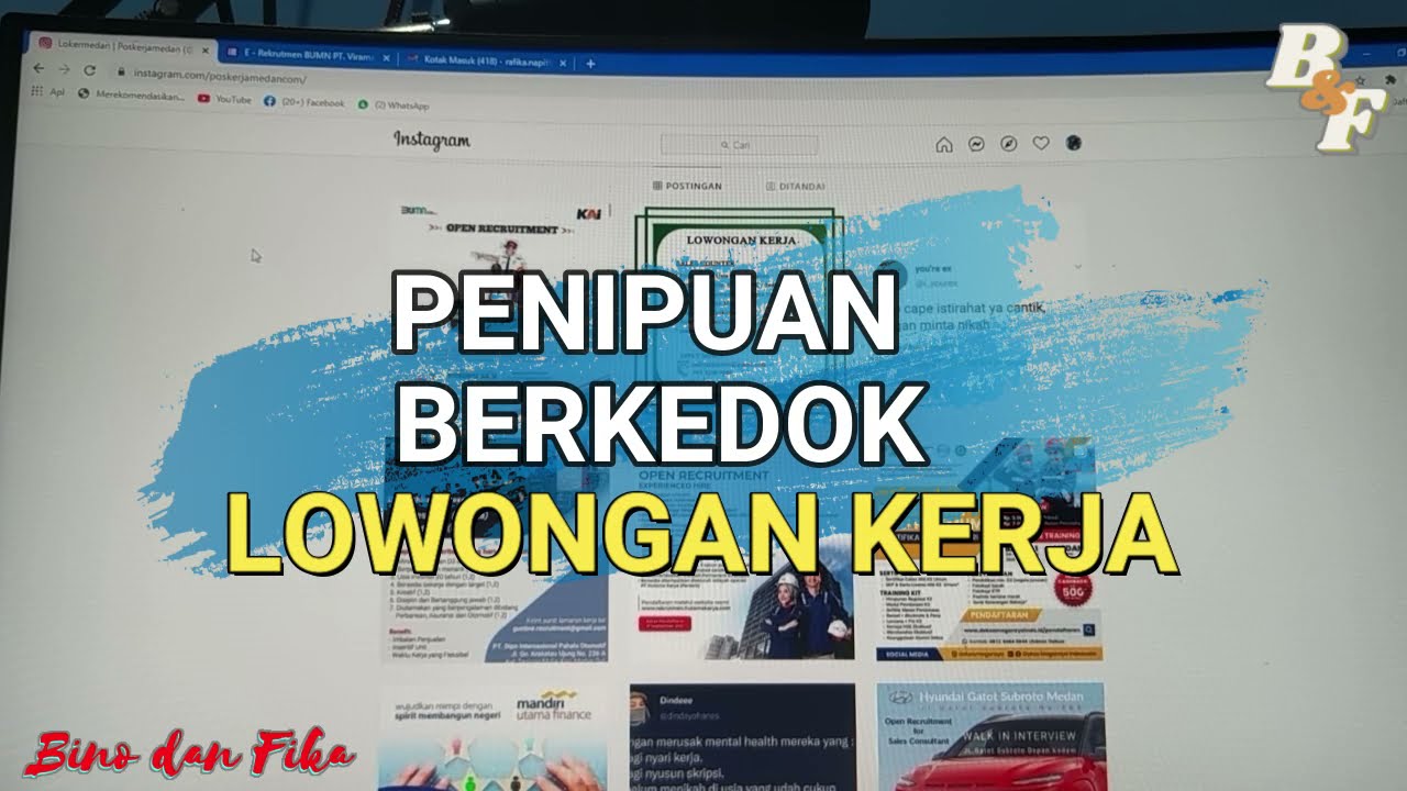 WASPADA PENIPUAN DIBALIK LOWONGAN KERJA !!! – Review