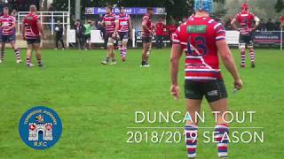 Duncan Tout 2018/2019 Rugby Highlights
