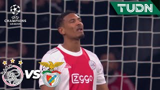 ¡OTRA FALLA! Haller no anda fino  | Ajax 0-0 Benfica | UEFA Champions League 2022 - 8vos | TUDN