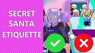Secret Santa Etiquette