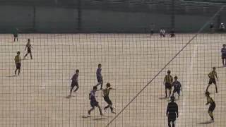 2013.4.28　中学サッカー　宗像フェスティバル決勝リーグ　城山中学校　vs　学業院中学校