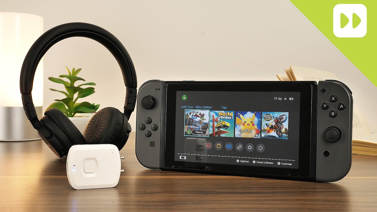 How To Connect Any Bluetooth Headphones To The Nintendo Switch - YouTube