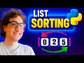 How to Order Lists in Python (Visually Explained) | sort(), sorted(), reverse() | #Python Course 28