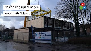 Woonwaard start met plaatsen betaalbare woonunits voor jongeren