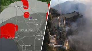 LIVE MAP + CAMERA show LA wildfires spreading in California (Jan. 9, 2025)