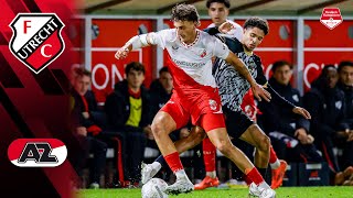 Samenvatting Jong FC Utrecht - Jong AZ (22-10-2024)