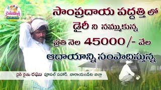 డైరీ ఫారమ్ || SuccessStory Of Dairy Farmer Raghu ||#pusalpahadRaghu #RythuMitra