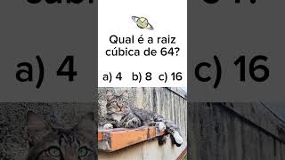 🙀 VOCÊ SABE COMO CALCULAR RAIZ CÚBICA? DESAFIO DE RACIOCÍNIO LÓGICO!