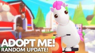 🙊 Random Update! 🚂 Pets sit in the new train vehicle 🚂 Adopt Me! on Roblox