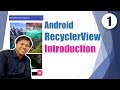 Multiple Items in Listview (RecyclerView) in Android Studio - Part 1