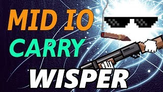 BALLSY MID - Wisper Mid Io Carry - Dota 2 Gameplay Full Game