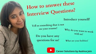 5 Most Asked Interview Questions & Answers | Common Interview Questions | FAQs in Legal Interviews