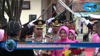 Magetan - Sertijab Kapolres Magetan, AKBP Festo Gantikan AKBP Muh Riffai